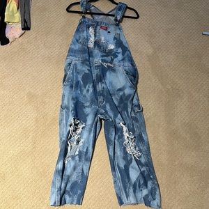Vintage acid wash Dickies overalls